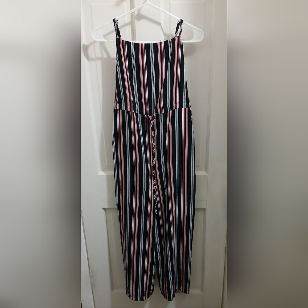 Forever 21 Multicolored Striped Jumpsuit, M, NWOT